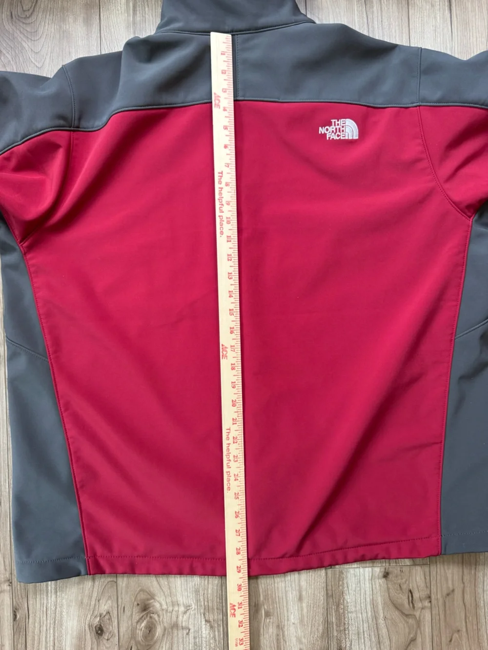 The North Face Men's Apex Bionic Jacket Size XXL red grey fall coat fleece